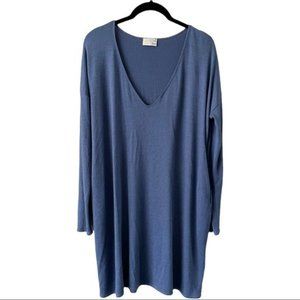 Aritzia Wilfred Gail Dress Long Sleeve Tshirt Womens Medium